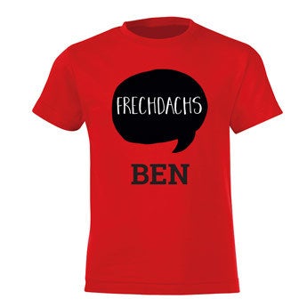 T-Shirt Kinder - Rot - 10 Jahre