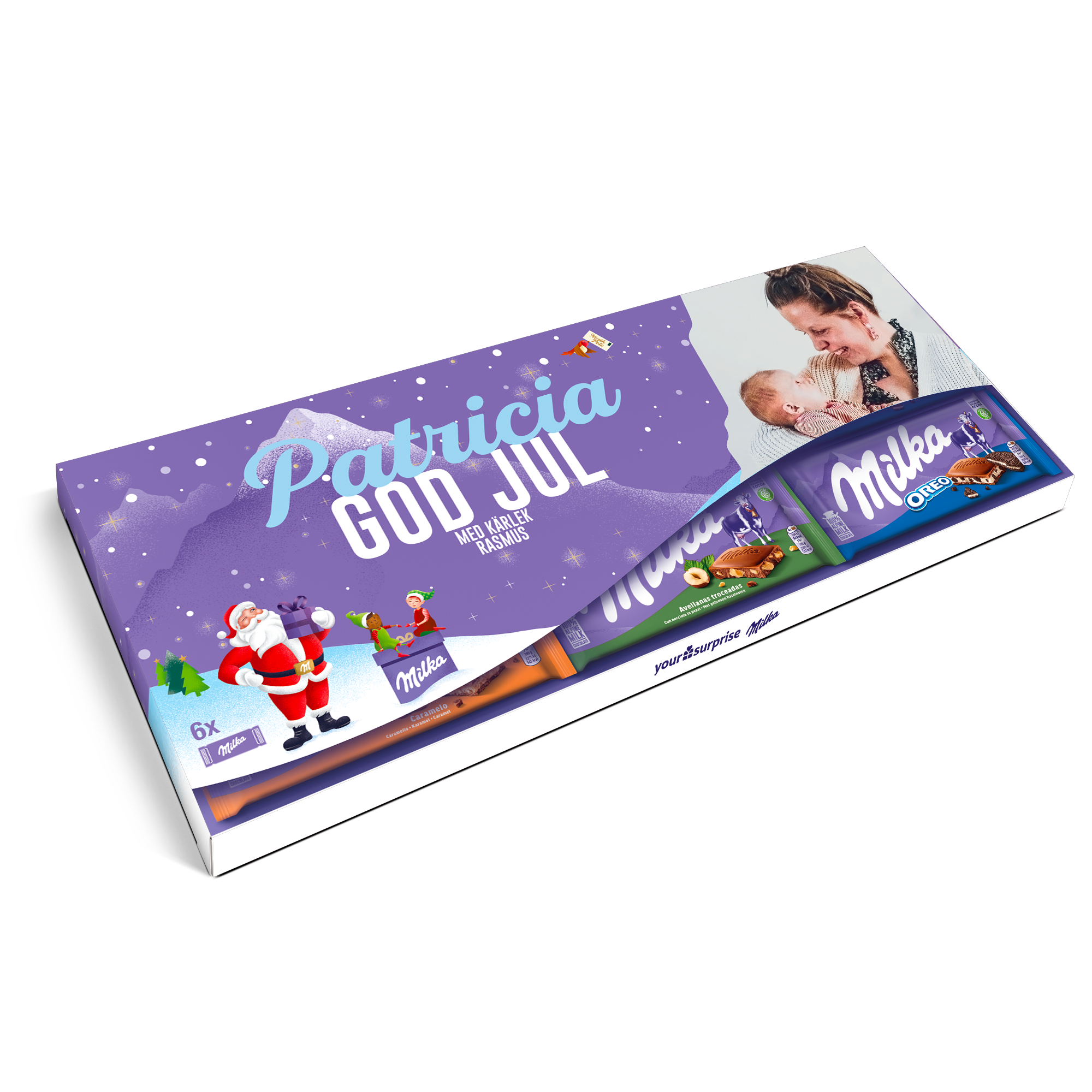 XXL Milka Chokladkaka - 6 barer