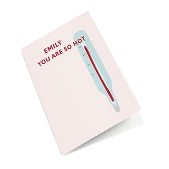 Personalised greeting card - Get well soon - M - Portrait