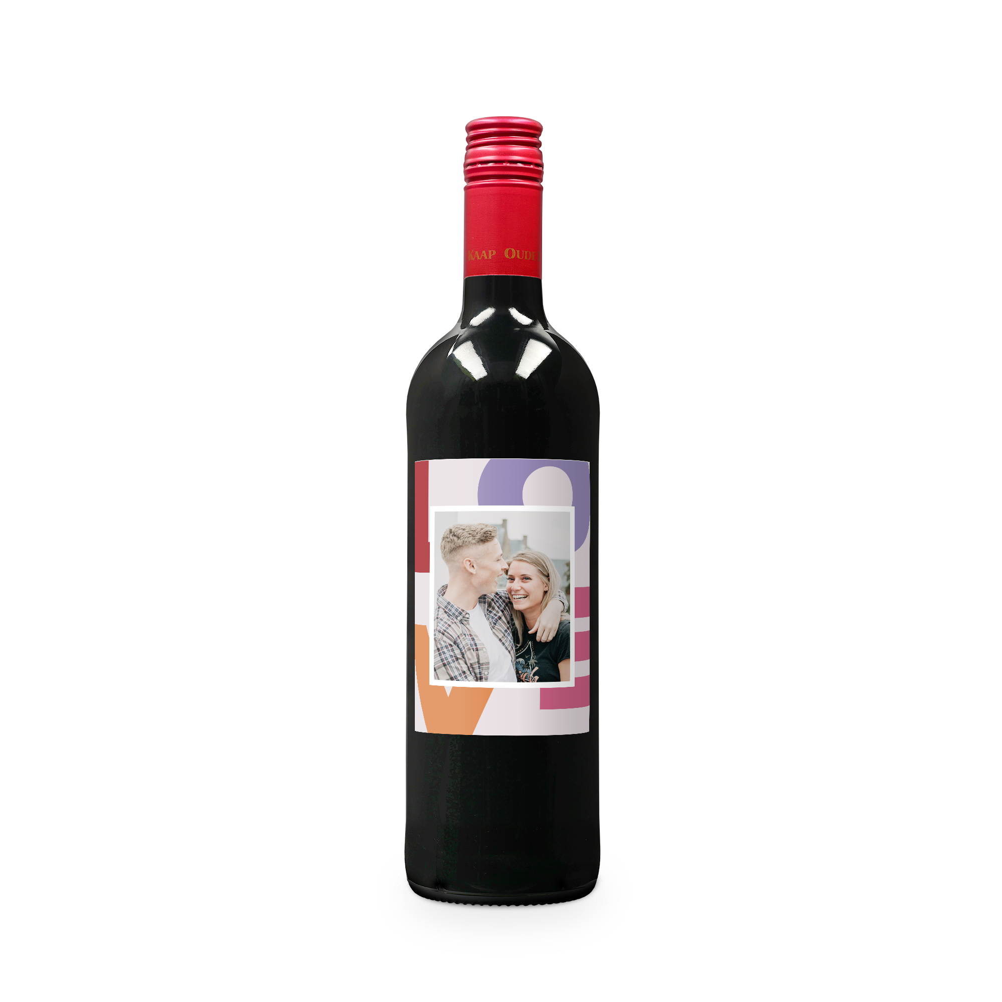 Wein mit eigenem Etikett - Oude Kaap - Rot