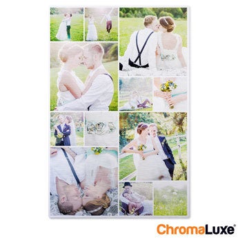 Instagram photo collage - Brushed - 40x60cm