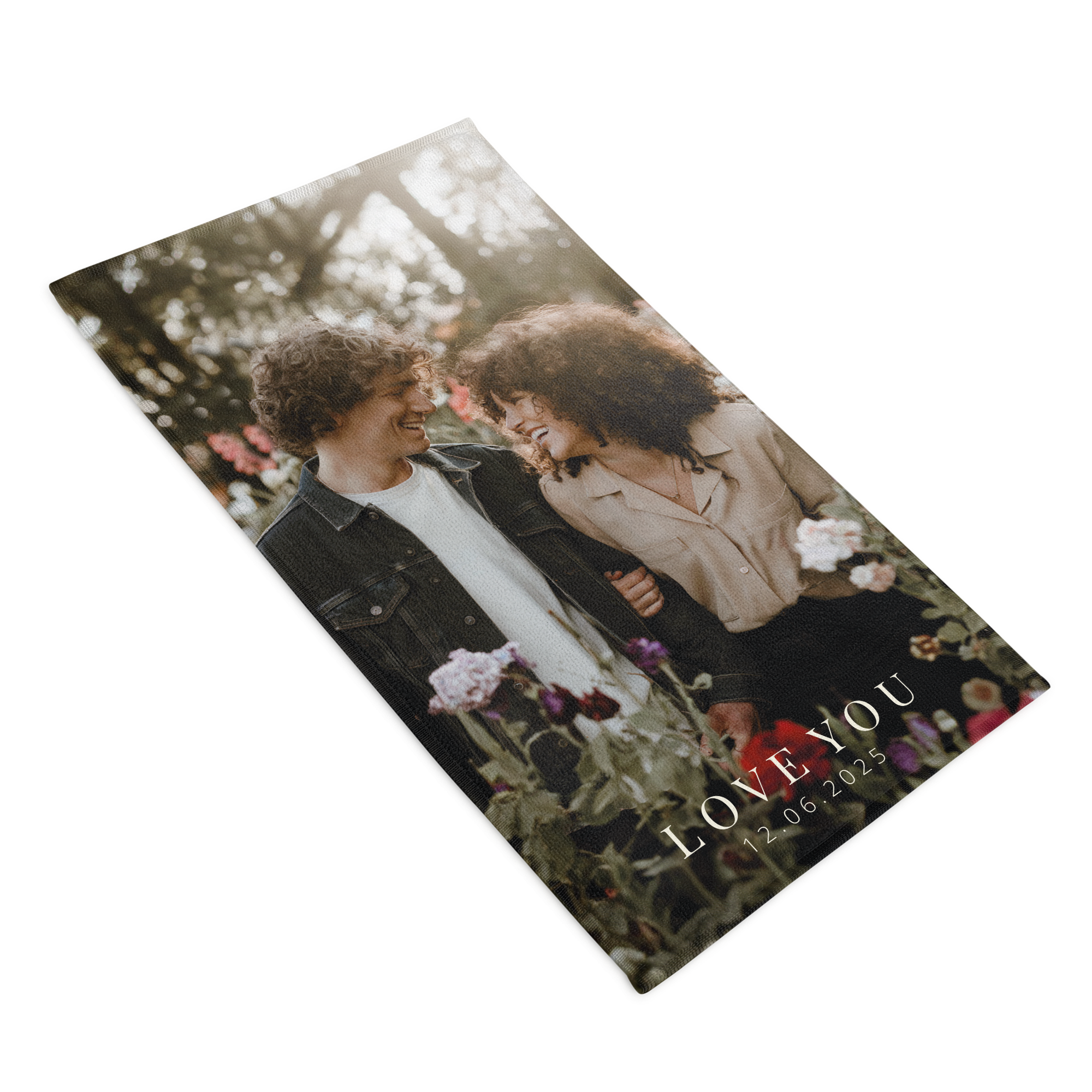 Håndklæde med heldækkende print