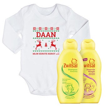 Mijn eerste Zwitsal kerstromper