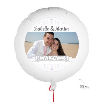 Globo con foto - Boda