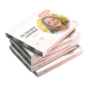 Coffret Mentos personnalisé - Remerciement communion