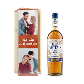 Personalizowany rum  Old Captain