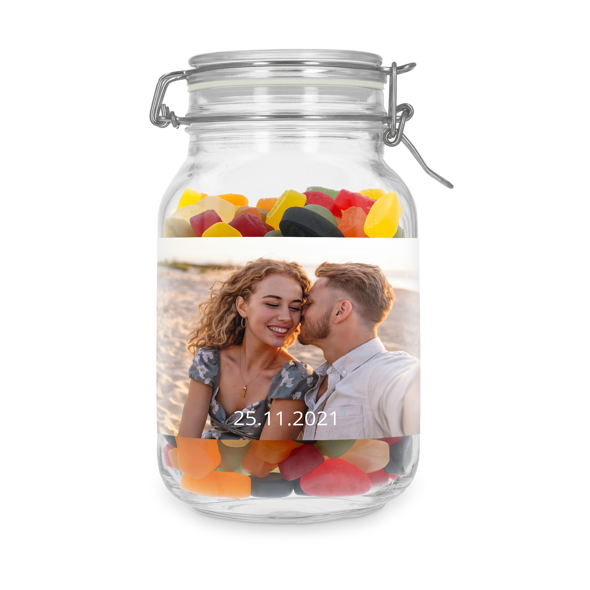 Personalised sweet jar - 2L - Winegums
