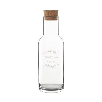 Botella de agua - Tapón de corcho