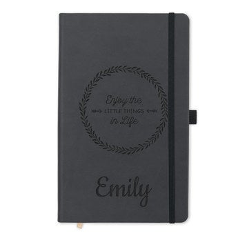 Notebook with name