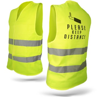 Gilet de s&eacute;curit&eacute; personnalis&eacute;