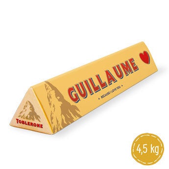 Toblerone personnalis&eacute;