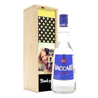 Sambuca Vaccari en caja personalizada