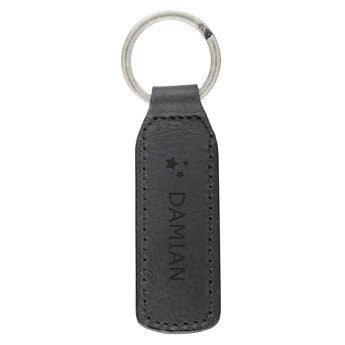 Leren sleutelhanger