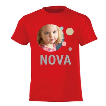 Kinder T-shirt - Rood