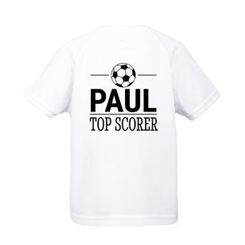 Camiseta esportiva infantil - Branco