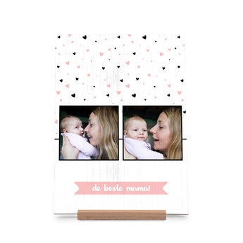 Muttertagskarte - Holz