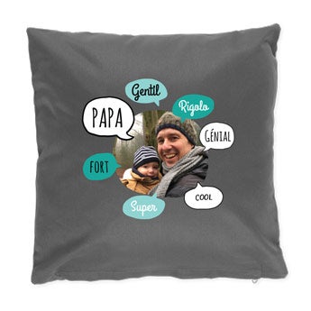 Coussin couleur imprimé