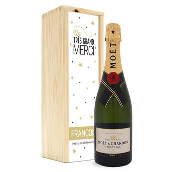 Champagne personnalis&eacute;