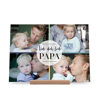 Vatertagskarte - Holz