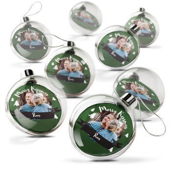 Christmas Baubles - Gjennomsiktig