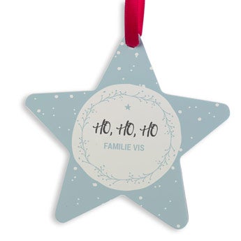 Christmas hanger aluminium - Star (2)