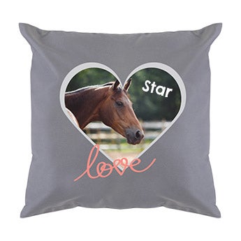 Coussin couleur imprim&eacute;