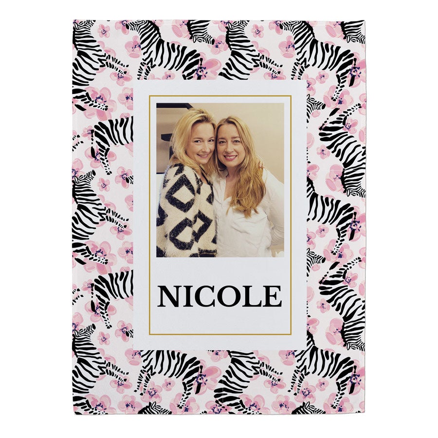 Coperta in Pile con Foto