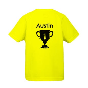 Kids sport t-shirt - Gul