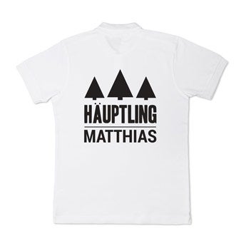 Poloshirt - Herren -  Weiß