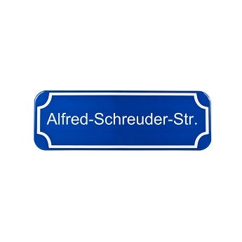 Straßenschild selbst gestalten