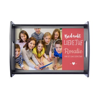 Juf / Meester dienblad