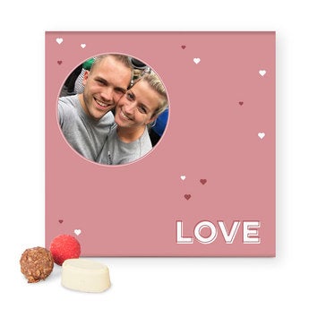 Luxe praline geschenkdoos - Valentijn