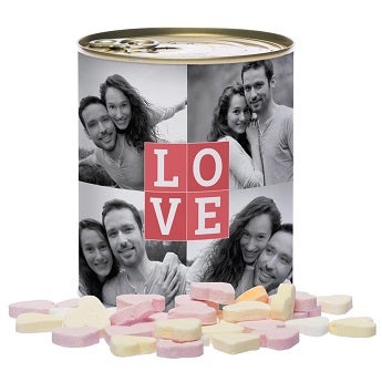 Blechdose mit S&uuml;&szlig;igkeiten