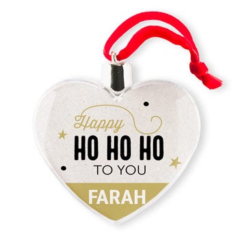 Karácsonyi díszek - szív