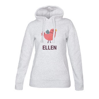 ellen red face sweatshirt