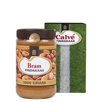 Calvé pindakaas pot met naam
