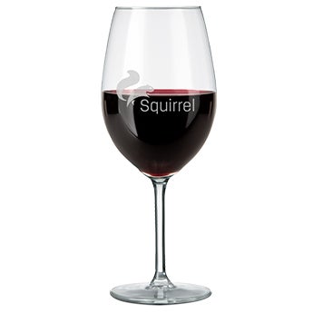 Verres &agrave; vin rouge