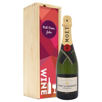 Champagne with photo