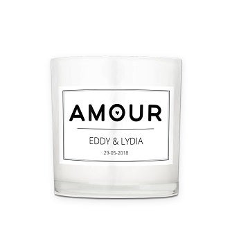 Bougie personnalisée