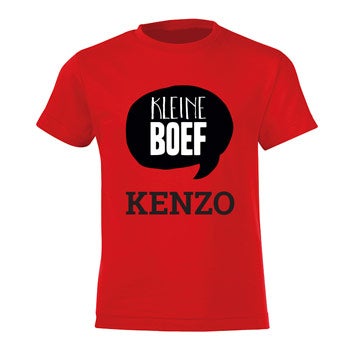 Kinder T-shirt - Rood