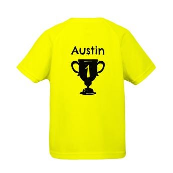 Camiseta de los deportes de los ni&ntilde;os