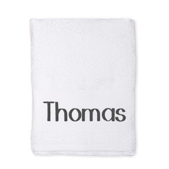 Embroidered towel