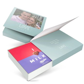 Personalised Milka chocolate gift box
