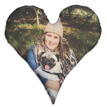 Kussen volledig bedrukt - Hart