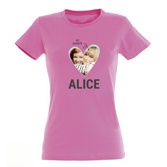 Dames T-shirt - Roze