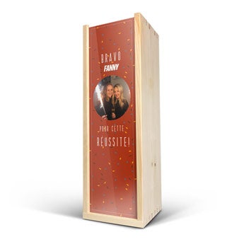 Caisse de vin personnalisée