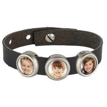 Slider armband - zwart