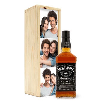 Whisky i personaliserad låda