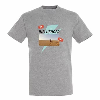 Miesten T-paita - harmaa