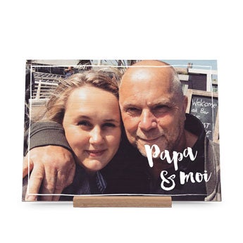 Carte de F&ecirc;te des P&egrave;res en bois